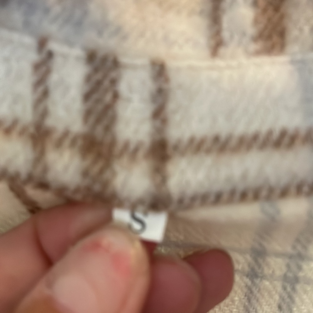 Plaid Shacket Small - Picture 2 of 3
